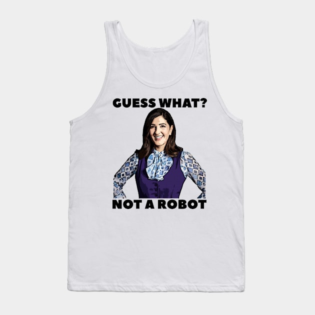 Janet Not a Robot Tank Top by altrees